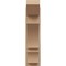Ekena Millwork 8-in W x 20-in D x 32-in H Balboa Slat Rough Cedar Woodgrain TimberThane Outlooker, Primed Tan OUTUR080X20X32BOA24RCPR - alternate 5
